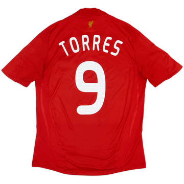 2008-10 Liverpool Home Shirt Torres #9 - 7/10 - (L)