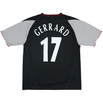 2002-04 Liverpool Away Shirt Gerrard #17 - 9/10 - (L)