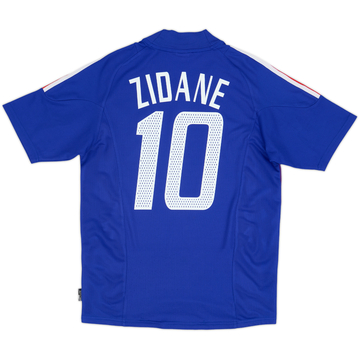 2002-04 France Home Shirt Zidane #10 - 7/10 - (M)