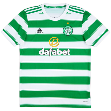 2021-22 Celtic Home Shirt - 9/10 - (M)