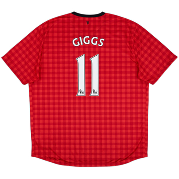 2012-13 Manchester United Home Shirt Giggs #11 - 6/10 - (XXL)