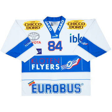 2005-06 Kloten Flyers #84 Ochsner Hockey Authentic Away Jersey - 8/10 - (XL)