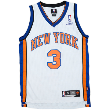 2004-06 New York Knicks Marbury #3 Reebok Swingman Home Jersey - 4/10 - (S)