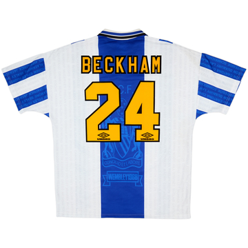 1994-96 Manchester United Third Shirt Beckham #24 - 7/10 - (XL)