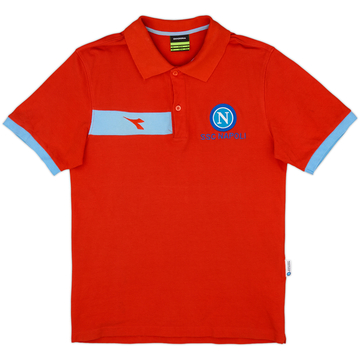 2000-01 Napoli Diadora Polo Shirt - 9/10 - (S)
