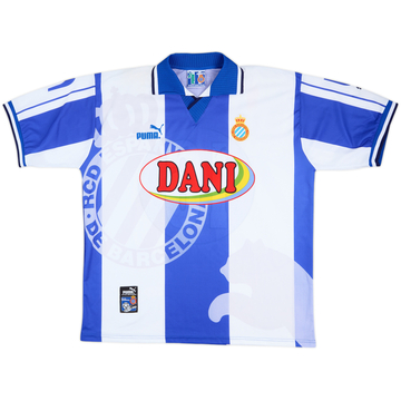 1997-98 Espanyol Match Issue Home Shirt #16