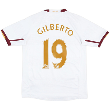 2007-08 Arsenal Away Shirt Gilberto #19 - 7/10 - (XL.Boys)