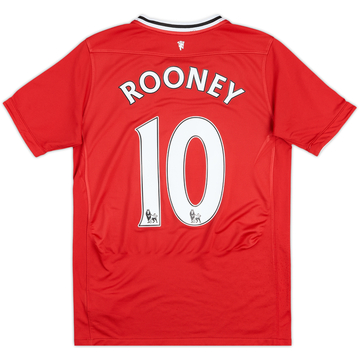 2011-12 Manchester United Home Shirt Rooney #10 - 8/10 - (XL.Boys)