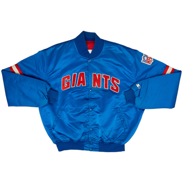 1980s New York Giants Starter Satin Varsity Jacket - 6/10 - (XL)