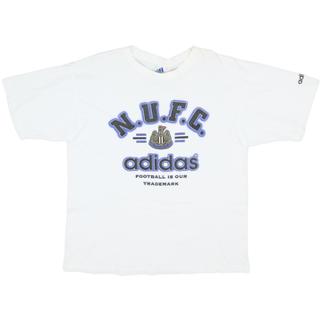 1997-98 Newcastle adidas Cotton Tee - 9/10 - (L)