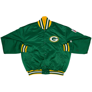 1980s Green Bay Packers Starter Satin Varsity Jacket - 7/10 - (L)