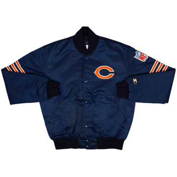 1980s Chicago Bears Starter Satin Varsity Jacket - 8/10 - (M)