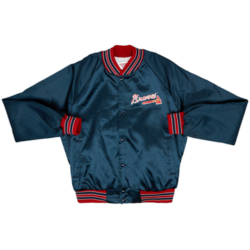 1990s Atlanta Braves Locker Line Satin Varsity Jacket - 6/10 - (M)