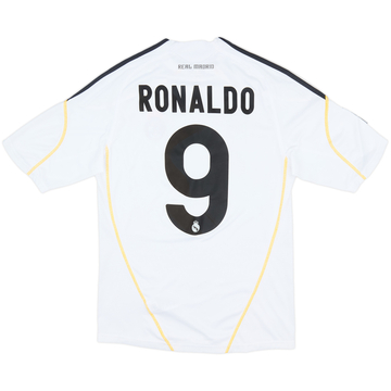 2010-11 Real Madrid Home Shirt Ronaldo #9 - 10/10 - (S)