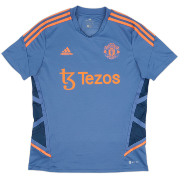 2022-23 Manchester United Authentic adidas Training Shirt - 9/10 - (L)
