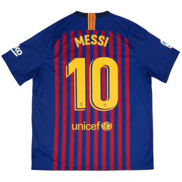 2018-19 Barcelona Camiseta Local Messi #10 - 9/10 - (XL)