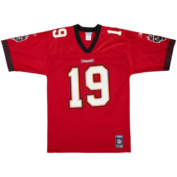 2001 Tampa Bay Buccaneers K.Johnson #19 Reebok Home Jersey - 8/10 - (M)