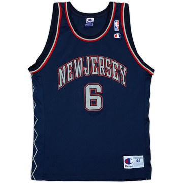 2000-02 New Jersey Nets Martin #6 Champion Away Jersey - 9/10 - (L)