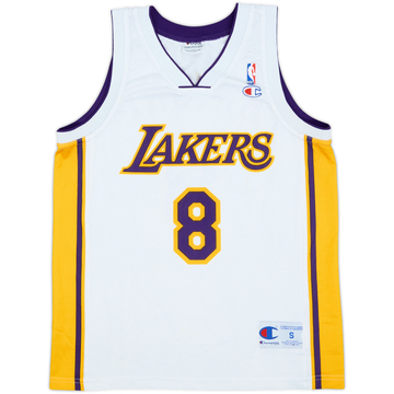 2002-06 LA Lakers Bryant #8 Champion Alternate Jersey - 7/10 - (S)