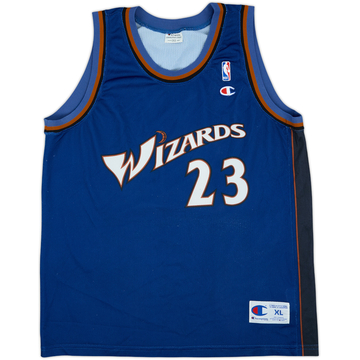2001-03 Washington Wizards Jordan #23 Champion Away Jersey - 6/10 - (XL)