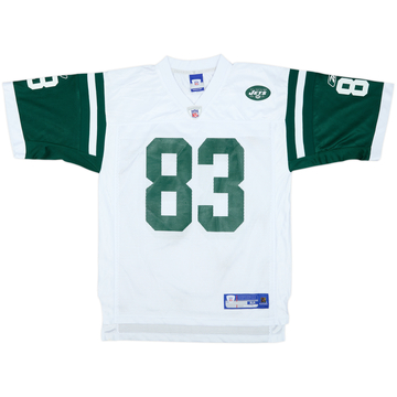 2004 New York Jets Moss #83 Reebok On Field Away Jersey - 9/10 - (M)