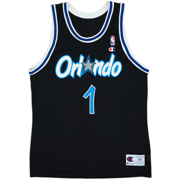 1993-94 Orlando Magic Hardaway #1 Champion Away Jersey - 8/10 - (L)