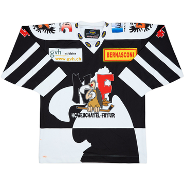 2000s HC Neuchatel-Futur #4 Chip Sport Home Jersey - 6/10 - (L)