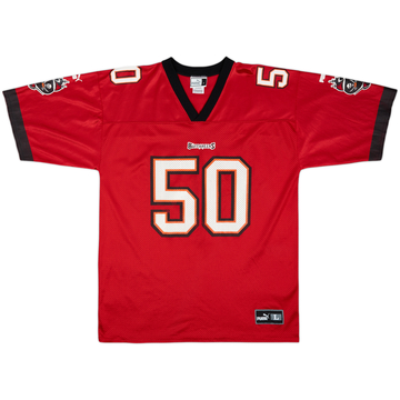 1998-01 Tampa Bay Buccaneers Gooch #50 Puma Home Jersey - 7/10 - (L)