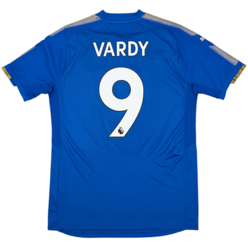 2017-18 Leicester Home Shirt Vardy #9 - 8/10 - (M)