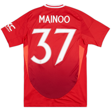 2024-25 Manchester United Home Shirt Mainoo #37 - 9/10 - (S)