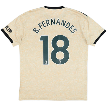 2019-20 Manchester United Away Shirt B.Fernandes #18 - 6/10 - (L)