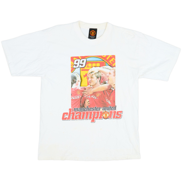 1999 Manchester United Graphic Tee - 7/10 - (L)