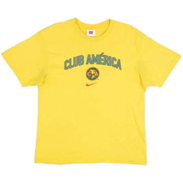 2001-02 Club America Nike Graphic Tee - 9/10 - (L)