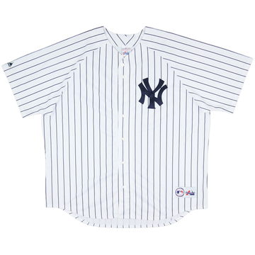 2004-08 New York Yankees Majestic Home Jersey - 8/10 - (XXL)