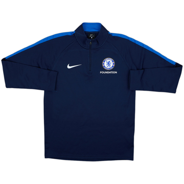 2021-22 Chelsea Foundation Nike 1/4 Zip Training Top - 8/10 - (S)