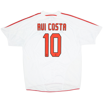 2004-05 AC Milan Away Shirt Rui Costa #10 - 6/10 - (XL)