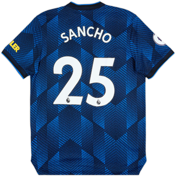 2021-22 Manchester United Authentic Third Shirt Sancho #25 - 8/10 - (L)