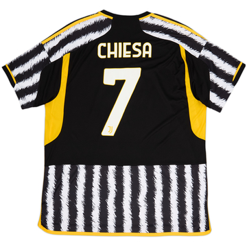 2023-24 Juventus Home Shirt Chiesa #7 - 8/10 - (XXL)