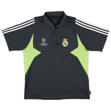 2007-08 Real Madrid CL adidas Polo Shirt - 8/10 - (M/L)