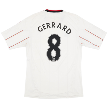 2010-11 Liverpool Away Shirt Gerrard #8 - 6/10 - (S)