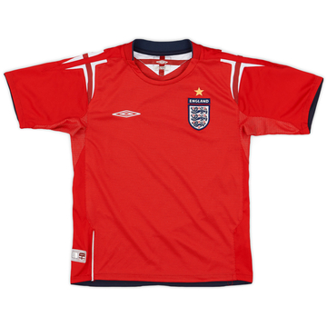 2004-06 England Away Shirt - 8/10 - (S.Boys)