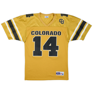 2002-04 Colorado Buffaloes Klatt #14 Majestic Alternate Jersey - 7/10 - (L)