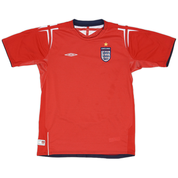 2004-06 England Away Shirt - 9/10 - (XL.Boys)