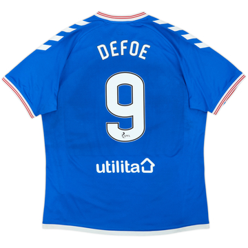 2019-20 Rangers Home Shirt Defoe #9 - 6/10 - (L)