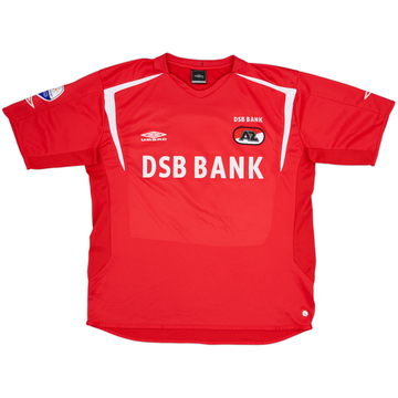 2005-06 AZ Alkmaar Match Issue Home Shirt #7