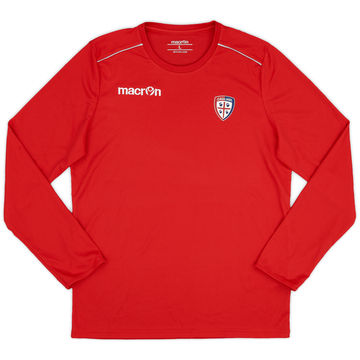 2016-17 Cagliari Macron Training L/S Shirt - 9/10 - (L)
