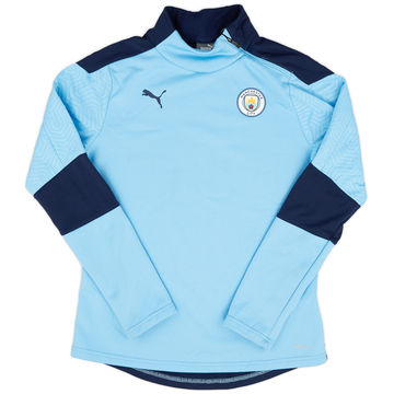 2019-20 Manchester City Puma 1/4 Zip Drill Top - 7/10 - (S)