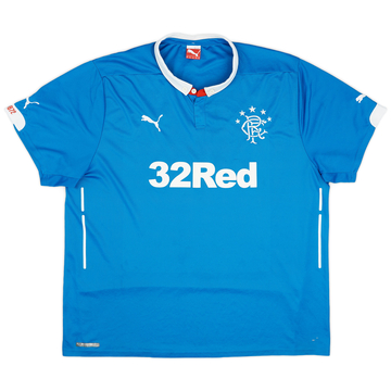 2014-15 Rangers Home Shirt - 8/10 - (3XL)