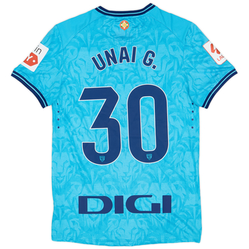 2023-24 Athletic Bilbao Match Issue Away Shirt Unai G. #30
