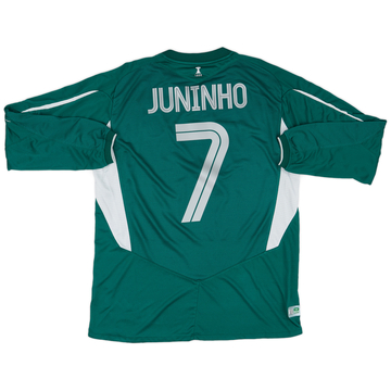 2004-05 Celtic Away L/S Shirt Juninho #7 - 8/10 - (L)